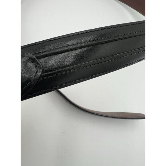 Daniel Cremieux Signature Collection Black Cowhide Belt Men Size 42 S85BX101 - Picture 3 of 10